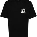 T-shirt a maniche corte con logo  in nero 