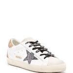 Sneakers super star in bianco, grigio e oro - GOLDEN GOOSE -  donna 