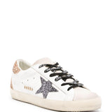 Sneakers super star in bianco, grigio e oro - GOLDEN GOOSE -  donna 