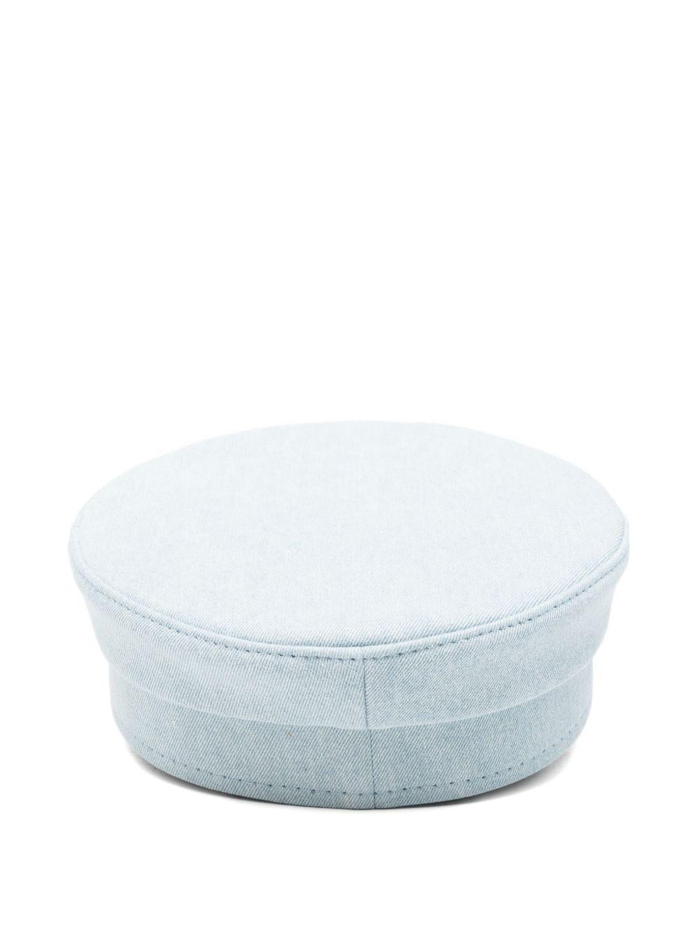 Cappello baker boy in denim in blu Ruslan baginskiy - donna 