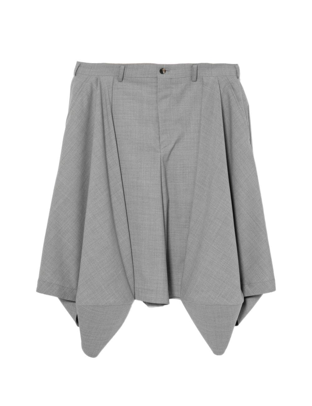 Bermuda con risvolto in grigio COMME DES GARCONS HOMME PLUS - uomo 