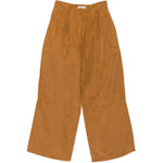 Pantaloni a gamba larga con pieghe in arancione Ymc - uomo 