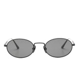 Black oval-frame sunglasses Chimi - unisex 