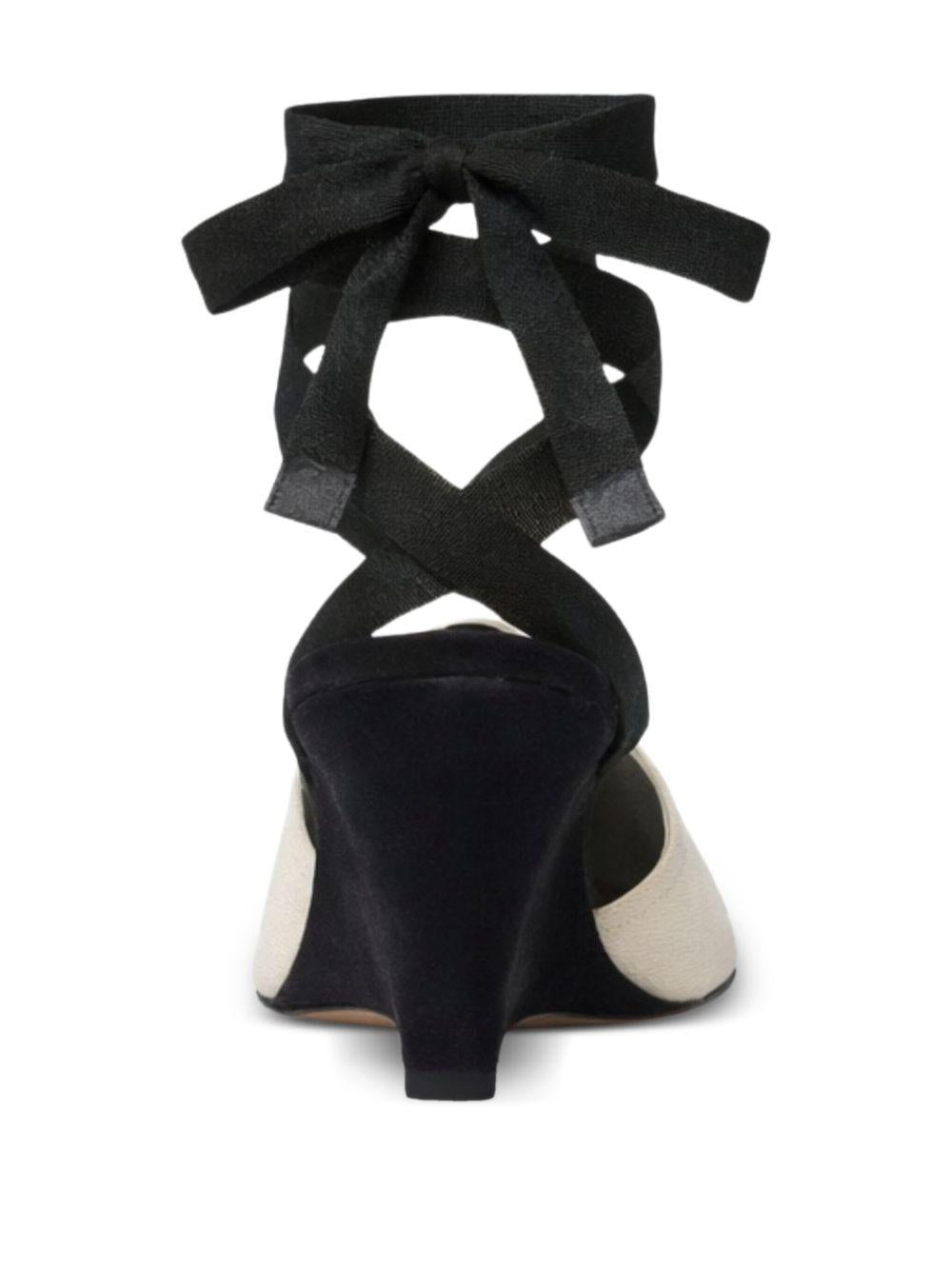 Espadrilles les espadrilles high in avorio e nero Jacquemus - donna 