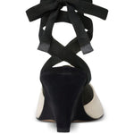 Espadrilles les espadrilles high in avorio e nero Jacquemus - donna 