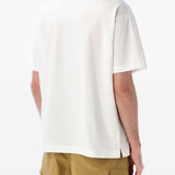 T-shirt con tasca a patta in bianco And wander - uomo 