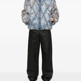 Giacca denim con effetto schiarito in blu Diesel - uomo 