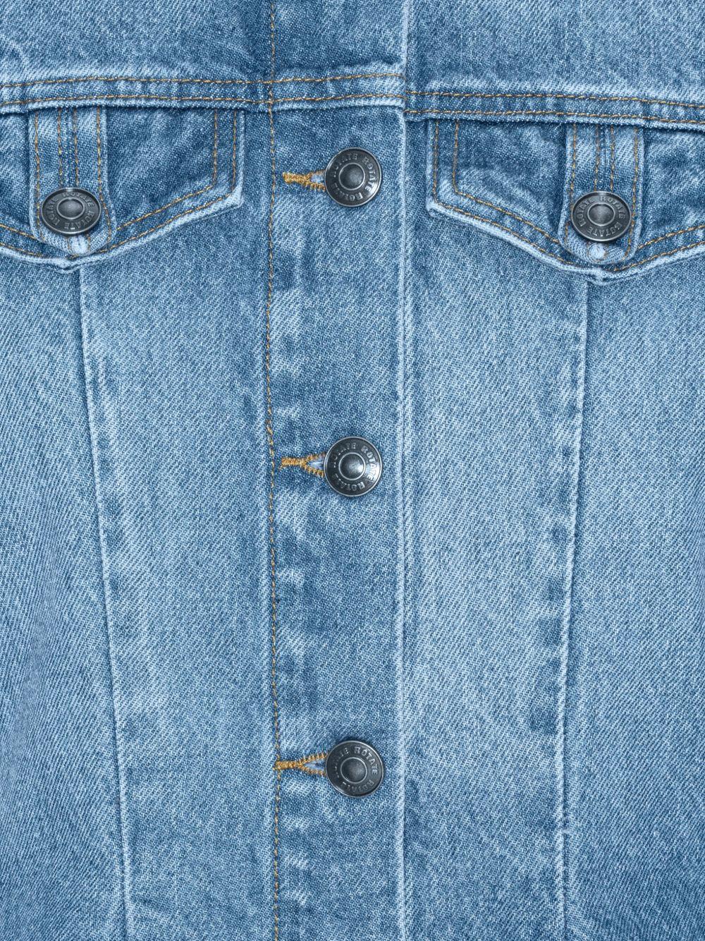 Gilet denim svasato in blu Rotate - donna 
