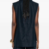 Gilet doppiopetto Smbird in blu 's maxmara - donna 