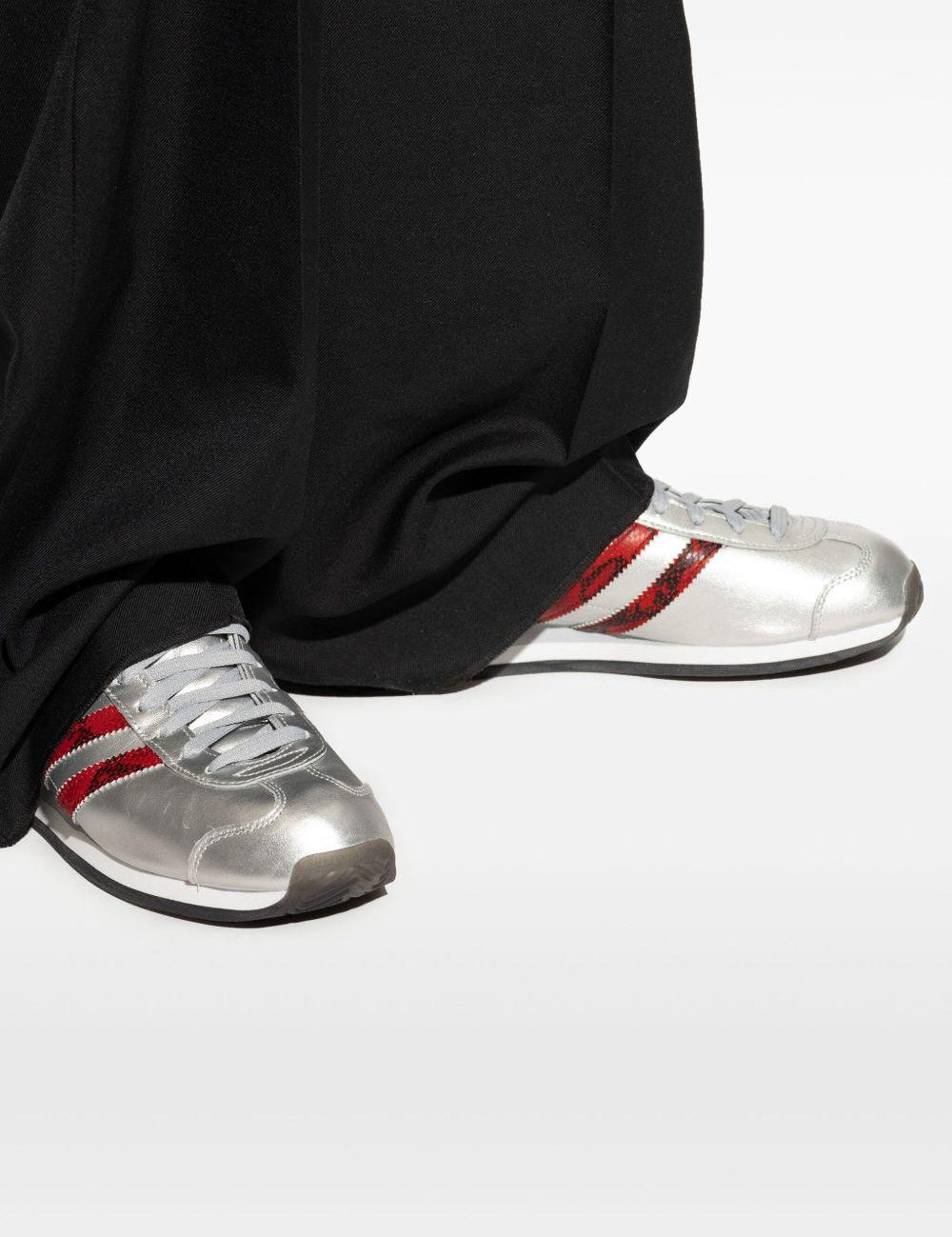 Sneakers country japan in argento Adidas - unisex 
