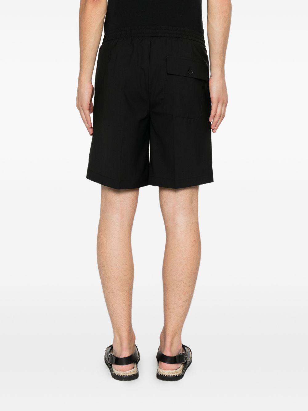 Pantaloncini con coulisse e pieghe in nero Briglia 1949 - uomo 