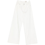 Jeans con logo Helsinki in bianco Ag jeans - donna 