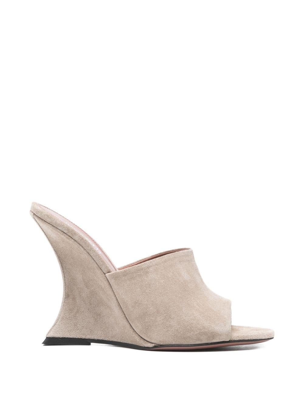 Mules nina in grigio taupe Paris texas - donna 
