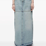 Gonna denim in blu - donna 