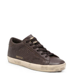 Sneakers Super-Star  in pelle marrone 