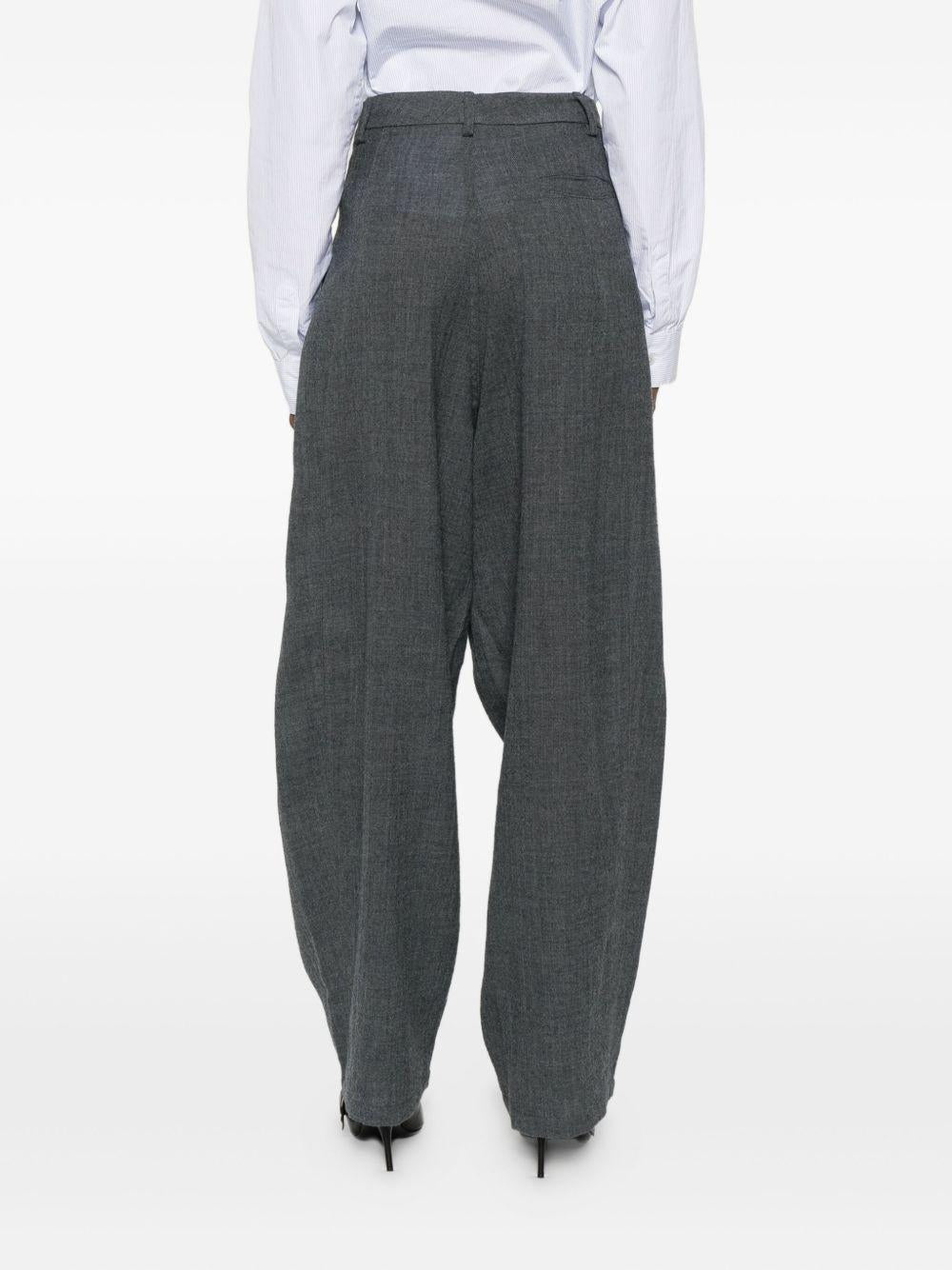 Pantaloni a palazzo in grigio Darkpark - donna 
