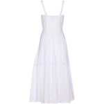 Abito con inserti in pizzo dafelle in bianco Charo ruiz ibiza 1989 - donna 