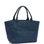Borsa tote con stampa in blu Ganni - donna 