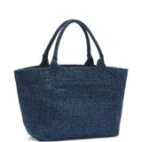Borsa tote con stampa in blu Ganni - donna 