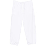 Pantaloni con coulisse in bianco Toteme - donna 
