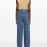 Jeans a gamba ampia in indaco Rick Owens - uomo 