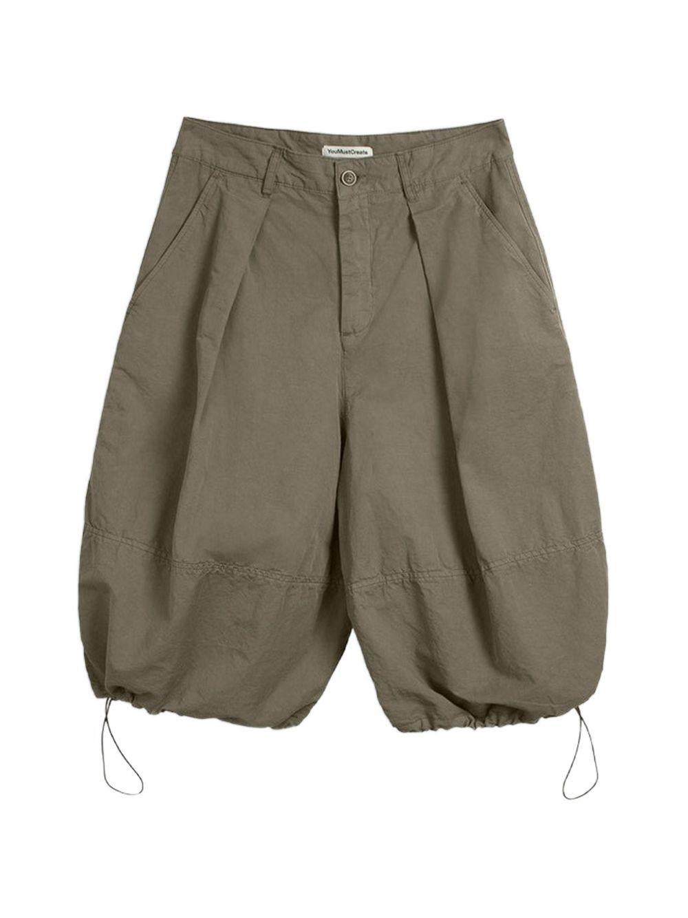 Pantaloncini plissettati in grigio Ymc - uomo 