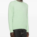 Maglione a girocollo yak in verde Sunflower - uomo 