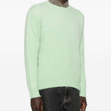 Maglione a girocollo yak in verde Sunflower - uomo 