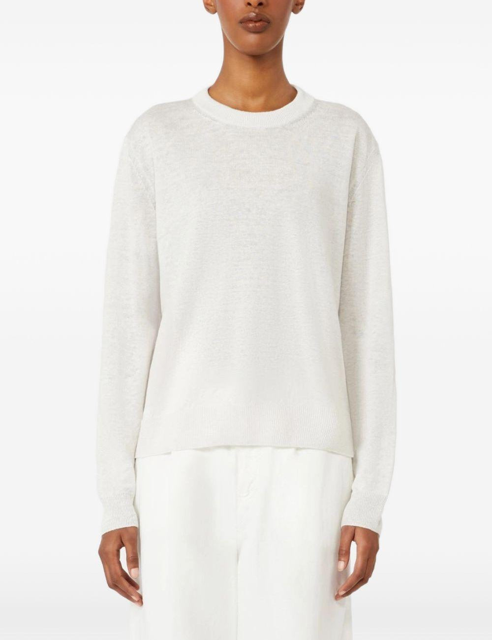 Top a maniche lunghe fervore in bainco 's maxmara - donna 