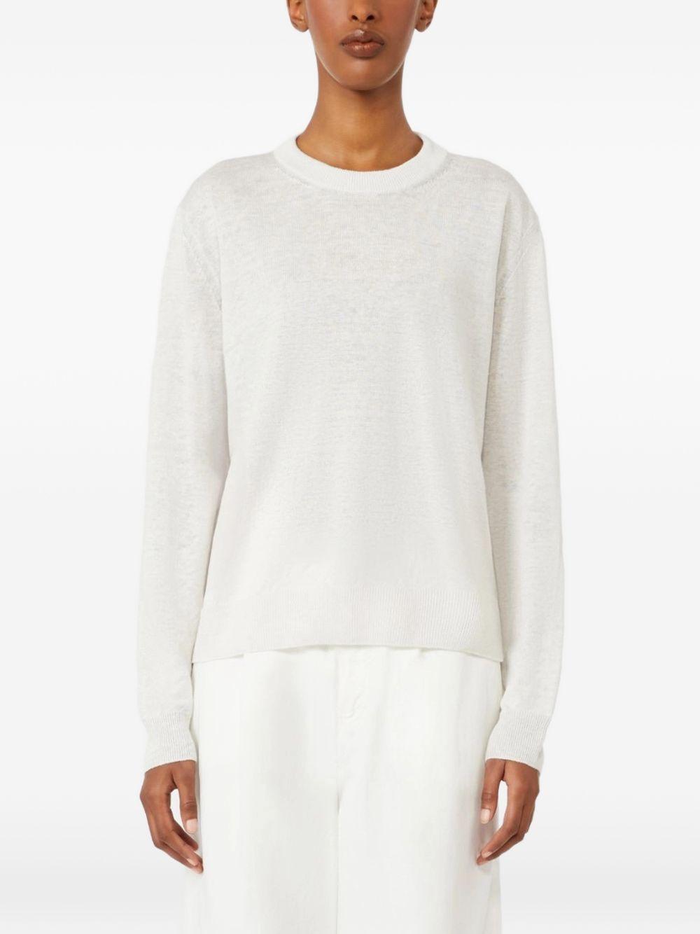 Top a maniche lunghe fervore in bainco 's maxmara - donna 