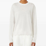 Top a maniche lunghe fervore in bainco 's maxmara - donna 