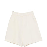 Shorts sartoriali con cintura in bianco R2w - donna 