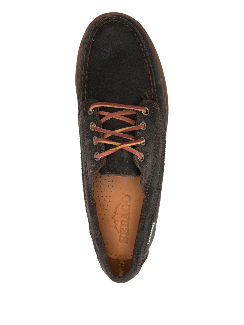 Mocassini con logo in marrone Sebago - uomo 