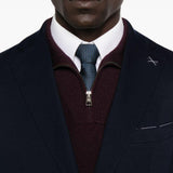 Blazer con applicazione in blu Eleventy - uomo 