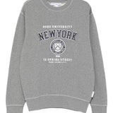 Felpa con stampa New York in grigio A.P.C. X marc jacobs - uomo 