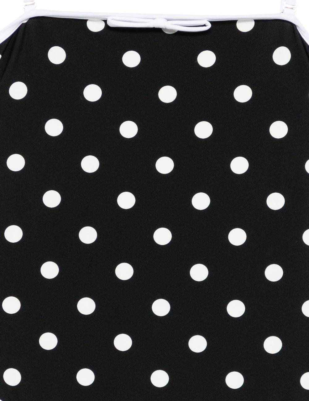 Costume da bagno a pois in nero Self-portrait - donna 