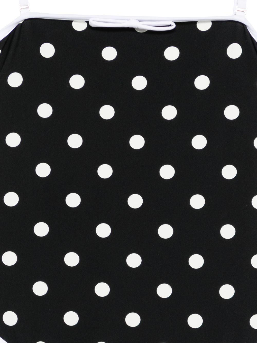 Costume da bagno a pois in nero Self-portrait - donna 