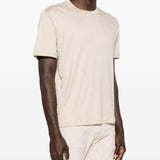T-shirt girocollo in beige Eleventy - uomo 