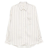 Camicia New Base a righe in bianco crema Sunflower - uomo 
