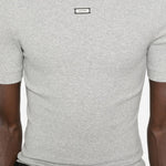 T-shirt con logo in grigio Entire studios - unisex 