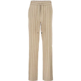 Pantaloni slim-fit a righe in beige Antonelli - donna 
