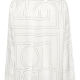 Camicia con monogramma in bianco Toteme - donna 