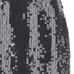 Gonna midi in paillettes in nero Rotate - donna 