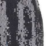 Gonna midi in paillettes in nero Rotate - donna 