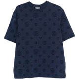 T-shirt con logo in blu Casablanca - uomo 