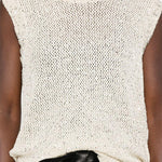 Top Melyssa con paillettes in bianco Golden goose - donna 