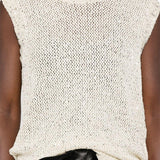 Top Melyssa con paillettes in bianco Golden goose - donna 