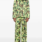 Giacca-camicia con stampa Chiku-Rin Camo in vedre Kenzo - uomo 