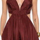 Abito con dettagli cut-out  in bordeaux Zimmermann - donna 