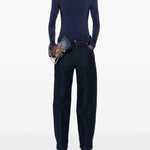 Body a maniche lunghe in blu Wolford - donna 
